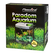 Akvárium CLASSICA PARADOM XL390 40L - strieborné, oválne