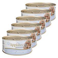 Applaws Cat - konzerva pre mačky s tuniakom a syrom, 6 x 70g