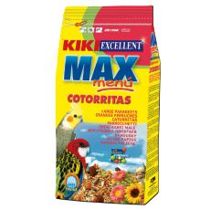 KIKI MAX MENU Cotorritas - krmivo pre korely a agapornisy 1kg