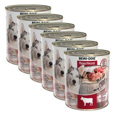 New BEWI DOG konzerva – Hovädzie mäso 6 x 800g