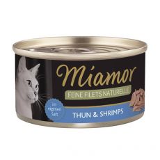 Konzerva Miamor Feine Filets tuniak a krevety v omáčke 80 g