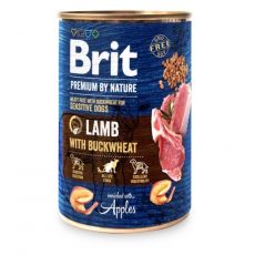 Konzerva brit premium by Nature Lamb with Buckwheat 400 g