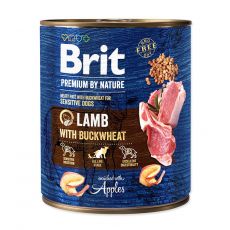 Konzerva brit premium by Nature Lamb with Buckwheat 800 g