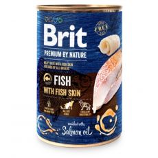 Konzerva Brit premium by Nature Fish & Fish Skin 400 g