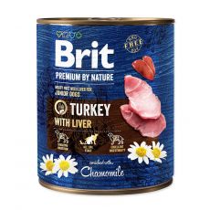 Konzerva Brit premium by Nature Turkey & Liver 800 g 