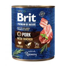 Konzerva Brit premium by Nature Pork  & Trachea 800 g