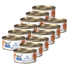 Brit Care Cat Beef with Olives 12 x 70 g