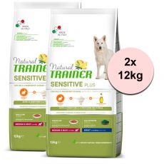 Trainer Natural Sensitive Plus Rabbit Adult Medium & Maxi 2 x 12 kg