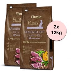 Fitmin Purity Senior & Light Lamb Grain Free 2 x 12 kg