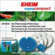 Eheim Aquacompact - sada filtračných vložiek