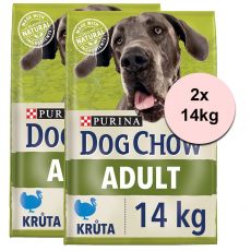 PURINA DOG CHOW ADULT LARGE BREED Turkey 2 x 14 kg